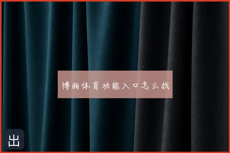 博狗体育功能入口怎么找